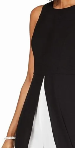 Vista 3 de Adrianna Papell Mono de crepé para mujer