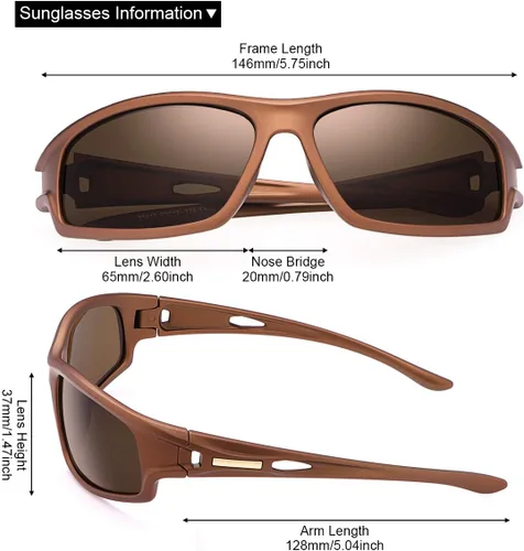 Vista 4 de YIMI Gafas de sol polarizadas fotocromáticas para conducción z87 para hombres y mujeres gafas de seguridad de día y noche