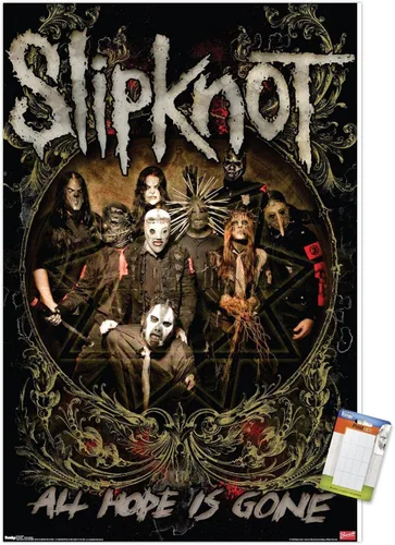 Vista 14 de Trends International Slipknot - Póster de pared de Hope Is Gone, 14.725 x 22.375 pulgadas, versión enmarcada de madera de granero