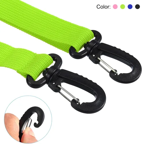 Vista 4 de PATIKIL Correa portadora para botas de esquí, paquete de 4 correas de transporte para botas de snowboard, correa de hombro ajustable para botas