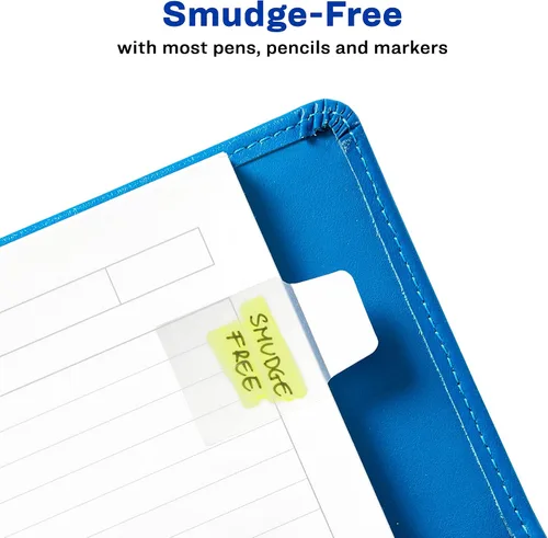 Vista 4 de Avery Mini Ultra Tabs, 1" x 1.5", 2 lados escribibles, blanco, 40 pestañas reposicionables (74788)