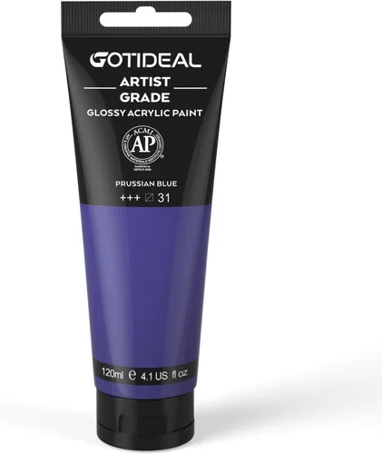 Vista 25 de GOTIDEAL - Pintura acrílica iridiscente, rojo camaleón, de 4.1 oz, no tóxicas, no se decoloran; ricos pigmentos para artistas adultos y niños