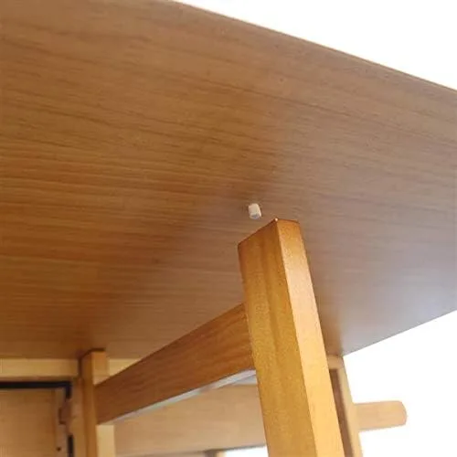 Vista 8 de Juego de mesa de comedor de 3 piezas con ruedas, 2 cajones, 2 sillas cuadradas, hoja plegable, mesa de cocina pequeña (marrón)
