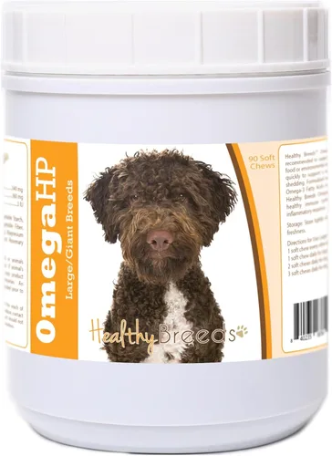 Vista 96 de Healthy Breeds Affenpinscher Omega HP - Masticables suaves para piel y pelaje, 60