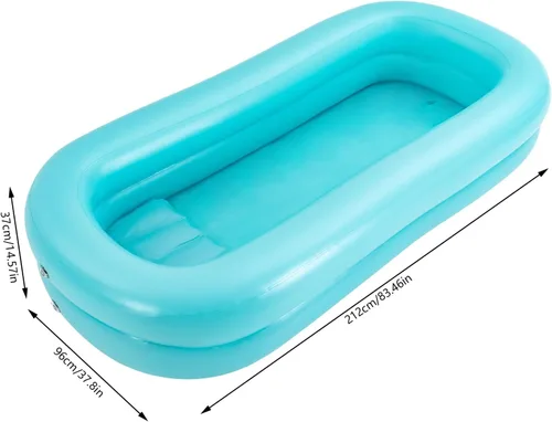 Vista 2 de Bañera inflable médica y bomba de aire eléctrica, bañera de la ducha de la cabecera