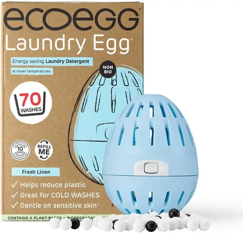Vista 9 de Ecoegg Detergente para ropa sucia, 70 cargas, flor de primavera, piel sensible