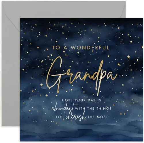 Vista 16 de Tarjeta de cumpleaños para novio, diseño de estrellas maravillosas, tarjeta de cumpleaños masculina para hombres y adultos, diseño de cielo