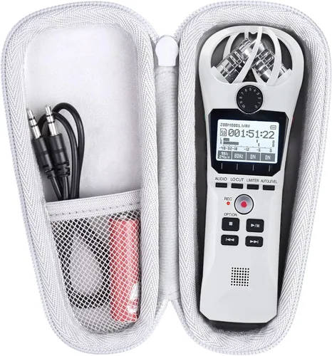 Vista 11 de co2CREA Funda protectora dura para Zoom H1n H1 H1 Digital Handy Recorder Duro, Reemplazo de estuche de viaje portátil (funda negra)