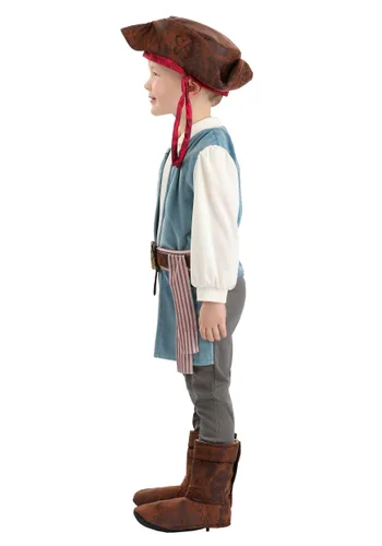 Vista 3 de Disfraz Enterizo de Jack Sparrow para Niños Pequeños de Disney Multicolor