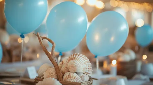Vista 6 de Paquete de 50 globos de color azul claro, globos de látex azul bebé de 12 pulgadas, paquete de globos para cumpleaños, bodas, baby showers