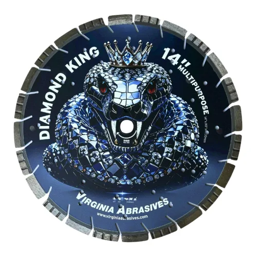 Vista 16 de Virginia Abrasives 425-08408 - Hoja de diamante de hormigón de uso general UV de 9 pulgadas - Cortador húmedo y seco para hormigón/asfalto