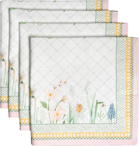 Vista 158 de Maison d' Hermine Juego de 4 servilletas de tela 100% algodón, suaves y duraderas, servilletas cuadradas reutilizables para uso diario, lavables