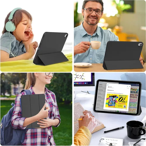 Vista 7 de KENKE Funda para iPad A16 de 11ª Generación (11 Pulgadas, Lanzamiento 2025), Funda para iPad de 10ª Generación 10.9 Pulgadas 2022 Sin Soporte