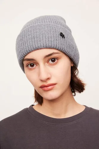 Vista 2 de Gorro de invierno unisex suave y cálido cable grueso