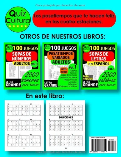 Vista 2 de SUDOKUS MUY FÁCILES 4x4 PARA PRINCIPIANTES (ADULTOS, MAYORES Y NIÑOS) - LETRA GRANDE - 360 JUEGOS (Spanish Edition)