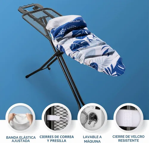 Vista 6 de Bartnelli Funda de repuesto para tabla de planchar para modelos Pro Luxury de 51 x 19 pulgadas (modelos-1105, 1205) fabricada en Europa con nueva