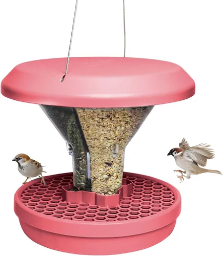 Vista 7 de SWISSINNO Anillo Bloqueador de Aves Grandes, Transparente, Previene que las Palomas, Cuervos y Otras Aves Grandes No Deseadas Asusten a las Aves Más