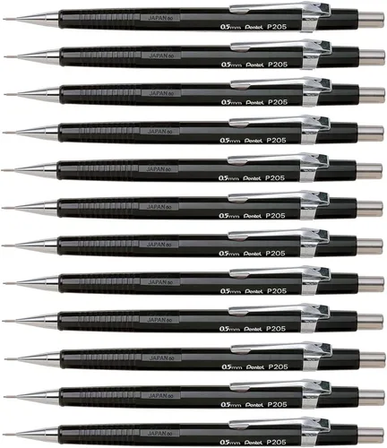 Vista 8 de Pentel P203 – Juego de portaminas (12 unidades)