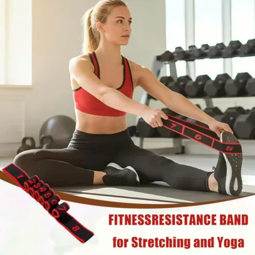 Vista 5 de Fitness Resistance Band for Stretching and Yoga