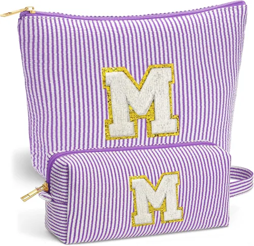 Vista 16 de Set de Bolsos de Maquillaje de Viaje - Bolso Inicial de Aseo de Viaje, Bolso de Cosméticos Portátil Bolso de Maquillaje de Viaje con Artículos Azul