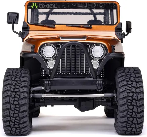 Vista 11 de Axial 1/10 SCX10 III Jeep CJ-7 4X4 RTR cepillado RC Rock Crawler, cobre