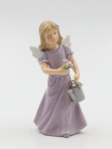 Vista 3 de Cosmos Gifts Ángel en lavanda vestido figura púrpura