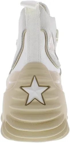 Vista 3 de Converse Zapatillas Run Star Motion Hi Mujer Negro Zapatillas, BlancoGarcaLeche de avena-blanquecino
