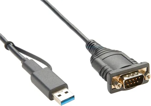 Vista 2 de USB to RS232 Serial Adapter with FT232 Chipset USB to RS232 DB9 Male Converter Cable