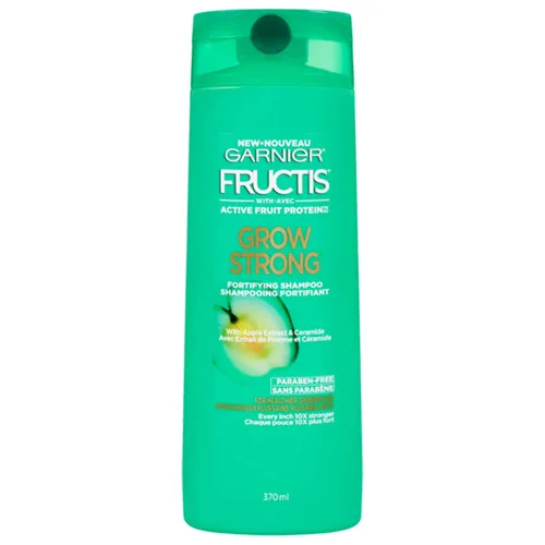 Vista 4 de Garnier Fructis Grow Strong Champú, 33.8 onzas líquidas, 1 unidad (el embalaje puede variar)