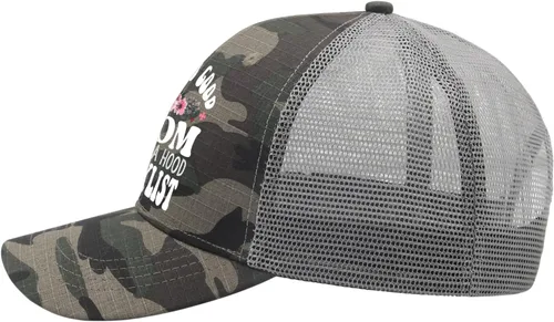 Vista 3 de devor Hats just a Good mom with a Hood Playlist Dad Hat for Women Graphic Denim Hats Adjustable