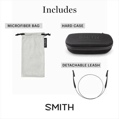 Vista 5 de Smith Guide's Choice XL - Gafas de sol deportivas de rendimiento extra grandes para ciclismo, pesca y más - para hombres y mujeres - Habana mate +