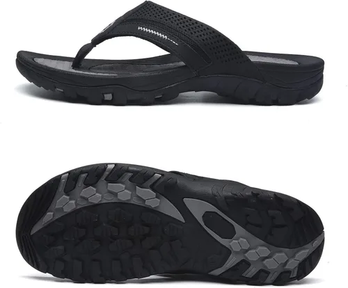 Vista 2 de Chanclas para hombre sandalias de tanga duraderas y cómodas para la playa