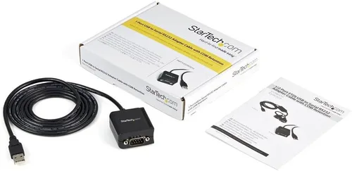 Vista 2 de StarTech ICUSB2321F - Adaptador FTDI USB a Serial RS232 de 1 puerto, TAA