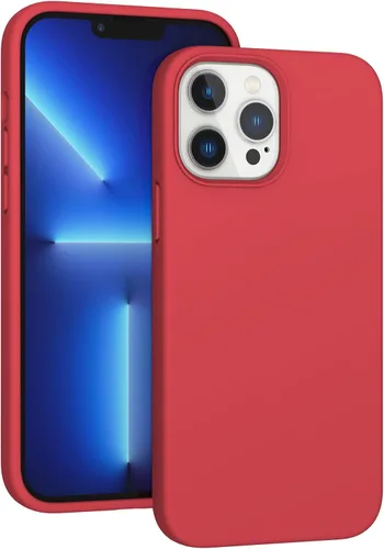 Vista 9 de Compatible con iPhone 13 Pro Max 6.7 pulgadas, [a prueba de golpes] [antiarañazos] Funda delgada de silicona líquida protectora de gel de goma