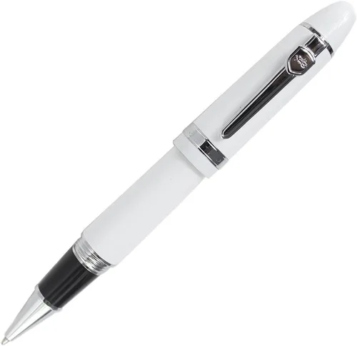 Vista 10 de Expert Deluxe Roller Ball Pen con bolsa para bolígrafo, barril grande, negro y dorado
