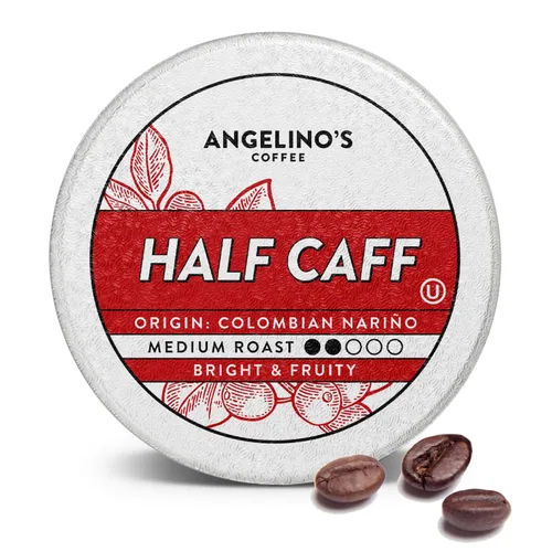 Vista 10 de Angelino's Coffee - Paquete variado de cápsulas de café tostado medio, 96 unidades - Incluye mezcla de desayuno, nariño colombiano, mezcla hawaiana