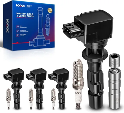 Vista 107 de Bobina de encendido KAX UF434 1 paquete Compatible con Impala, Equinox, G6, Malibu, Silverado 1500, Uplander, Torrent, Lucerne, Express 1500, Sierra