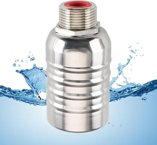 Vista 5 de Baomain Válvula automática de control de nivel de agua, rosca macho de 1/1 pulgada, válvula de flotador de cierre automático, acero inoxidable 304