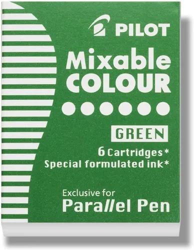 Vista 11 de PILOT Recambios de tinta Parallel de color mezclable para plumas de caligrafía, 12 colores, paquete de 12 (77312)