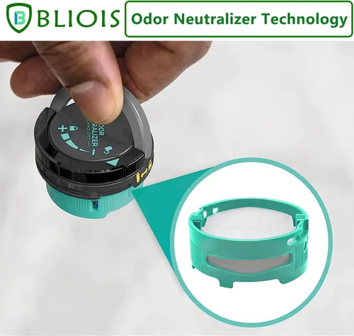 Vista 5 de Paquete de 4 piezas de repuesto para cartucho neutralizador de olores Shark, reemplazo para eliminación de olores para accesorios de aspiradora