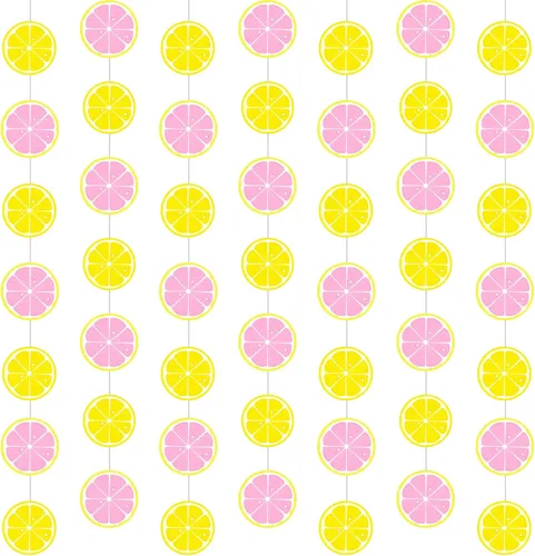 Vista 7 de Duraaamo Paquete de 8 pancartas para fiesta de frutas, guirnalda de papel de Twotti Frutti bailando Frutti, recortes colgantes de papel para verano
