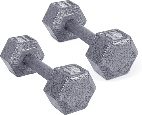 Vista 69 de CAP Barbell Mancuerna hexagonal de hierro fundido Múltiples opciones