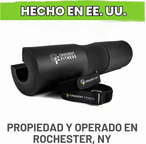 Vista 9 de Almohadilla de barra + 2 correas, almohadilla protectora para sentadillas para cuello/hombro para empuje de cadera, estocadas, levantamiento