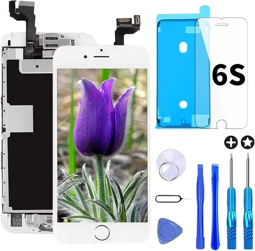 Vista 11 de Brinonac para iPhone 6s Reemplazo de pantalla negra, pantalla táctil LCD digitalizador montaje completo con herramientas de reparación completas