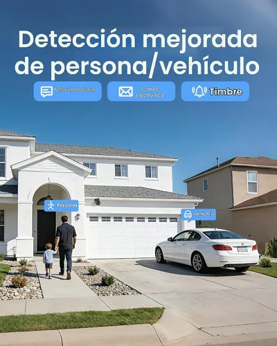 Vista 4 de ZOSI Sistema DVR de seguridad de 8CH 5MP con cámara de audio de inclinación