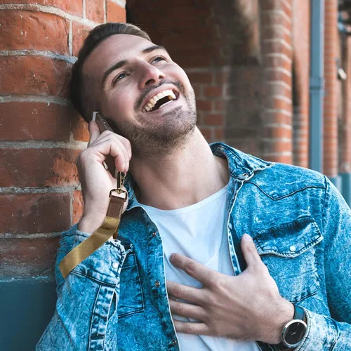 Vista 6 de Cordón cruzado para teléfono celular, correas ajustables para el cuello para el hombro con cordón de muñeca, almohadillas de sujeción para teléfono