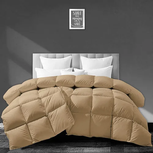 Vista 2 de PURE ECO Edredón de plumón alternativo de 1 pieza tamaño individual/individual XL, súper suave para todas las estaciones, 400 GSM, ligero, 4 lazos