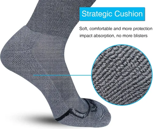Vista 4 de APTYID Calcetines acolchados con control de humedad para hombre (46 pares)