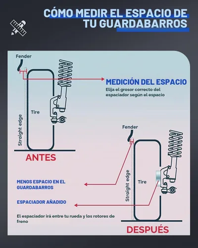 Vista 9 de ECCPP 4 adaptadores de rueda de 8x180 a 8x6.5 pulgadas, conversión de 1.5 pulgadas, 8 orificios para GMC Sierra 2500 HD para Chevrolet Silverado