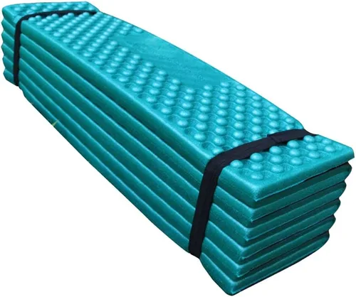 Vista 2 de Colchón plegable térmico impermeable ultraligero del colchón de la espuma que viaja Verde
